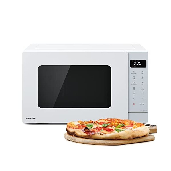 Panasonic NN-K35NWMEPG, Four à Micro-Ondes Gril , 24 Litres, Puissance de 900W, 8 Programmes Automatiques, Cuisson combinée, 