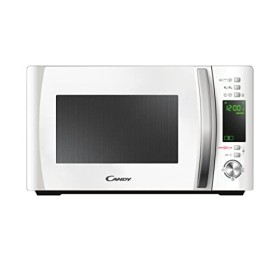 Candy CMXG20DW Micro-ondes Grill,Puissant 700W + Gril 1000W, 20L,Programmateur digital,10 menus automatiques+5 Niveaux de pui