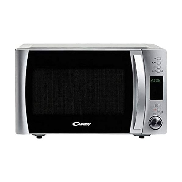 CANDY CMXW22DS Micro ondes solo, 22L, Puissant 800W,Programmateur digital, +10 menus auto, Décongelation automatique poids/te