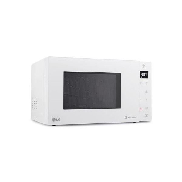 LG - Micro-ondes Grill Smart Inverter blanc