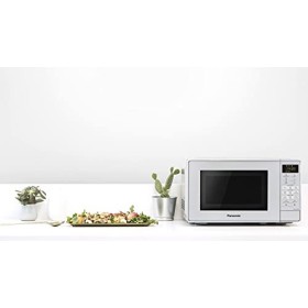 Panasonic NN-K18JMMBPQ Four à micro-ondes avec grille et platine, 800 W, 1 000 W, 5 réglages de puissance, 9 programmes autom
