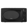 H.Koenig Micro-ondes Compact 20L VIO6B Noir, Puissant 700W, Plateau tournant 24,5cm, Multifonction 5 niveaux de chauffe et fo