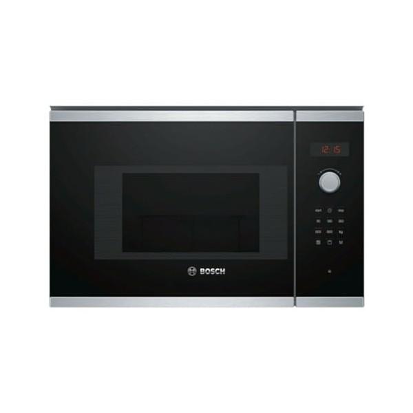 Bosch BEL523MS0 Série 4 - Micro-ondes intégrable - 60 x 38 cm - 5 puissances - 20L - Inox