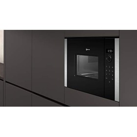 Micro ondes Encastrable Neff HLAWD23N0 - Micro-Ondes Integrable Inox et noir - 20 litres - 800 W