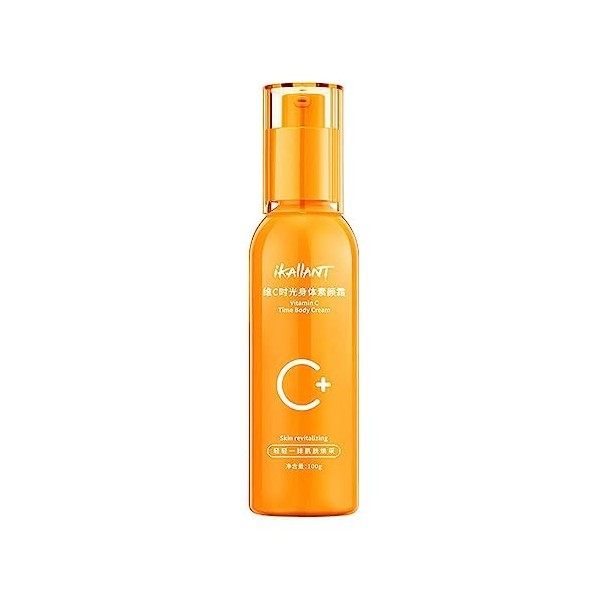 Lotion à la vitamine C pour le corps - 100 ml Vitamine C Time Crème Corporelle Nourrissante - Lotions pour le corps pour femm