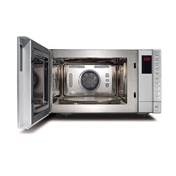 Caso HCMG 25 Comptoir 25L 900W Noir, Acier inoxydable - Micro-ondes Comptoir, 25 L, 900 W, boutons, Noir, Acier inoxydable, 