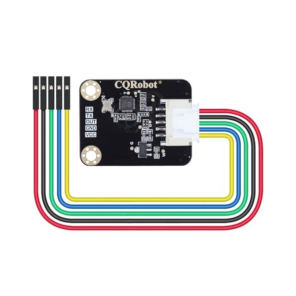 CQRobot Capteur Mouvement Micro-ondes Effet Doppler 5,8 GHz Compatible Avec Arduino et Raspberry Pi. pour Industrie, Transpor