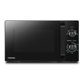 Toshiba Micro-ondes 20L MW2-MM20P BK , Micro-ondes sur Pied, 800W, 5 Niveaux de Puissance, avec Décongélation Facile, éclaira