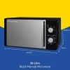 Russell Hobbs RHM2060B micro-onde Comptoir Micro-onde combiné 20 L 800 W Noir - Micro-ondes Comptoir, Micro-onde combiné, 20