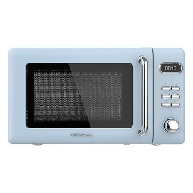 Cecotec Micro-Ondes Mécanique Proclean 3010 Retro Beige. 20 L, 700 W en 6 niveaux, minuterie jusquà 30 minutes, mode dégivra