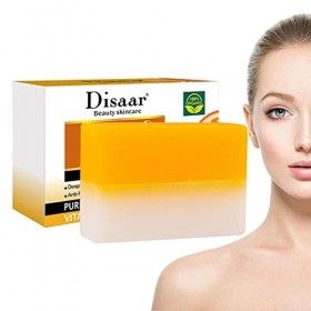 Barre de savon à la vitamine C | Produits de soin de la peau à la vitamine C,Savon éclaircissant à 99% de vitamine C pour le 