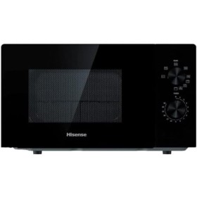 Hisense H20MOBP1, Micro-ondes, Capacité de 20 L, Puissance de 700 W, Minuterie de 30 Min, Mode Décongélation, Poignée, Standa