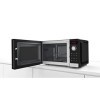 Bosch Serie 2 FEL023MS2 micro-onde Comptoir Micro-ondes uniquement 20 L 800 W Noir, Acier inoxydable