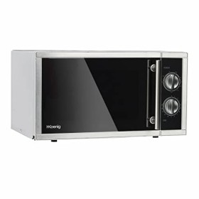 H.Koenig Four Micro-Ondes Grill 2 en 1 23L VIO7 1000W, Plateau Tournant 27cm, Multifonction 9 Programmes, Décongélation, Cuis