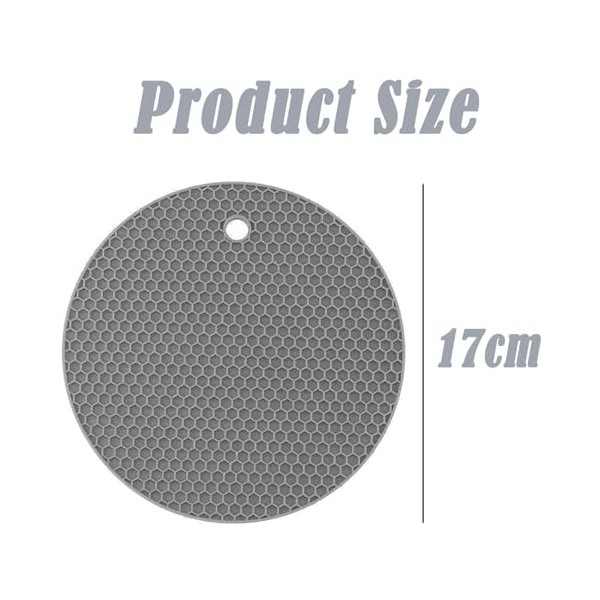 Lot de 4 chauffe-assiettes pour micro-ondes, chauffe-assiettes pour réchauffer les assiettes à dîner, tapis chauffant résista