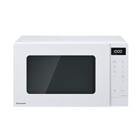 Panasonic NN-ST21QWEPG Four Micro-Ondes Solo 20L avec Plateau en Verre, 800W, Décongélation Automatique, 11 Programmes Automa