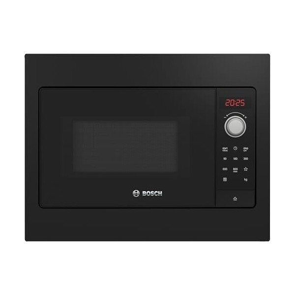 Bosch BFL523MB3F, Série 2, Micro-ondes, Encastrable, Noir