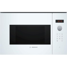 Bosch BFL523MW1F, Série 4, Micro-ondes, Encastrable, Blanc