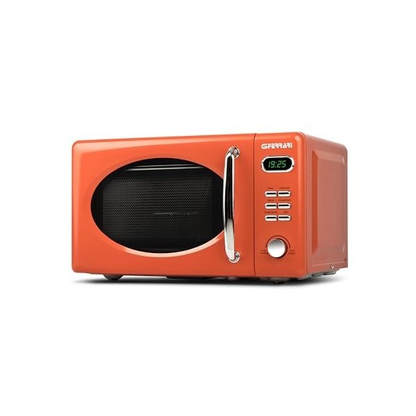 G3 Ferrari G10155 "Sapormio Vintage" Micro-ondes Vintage Combiné Numérique, 1150 W, 20 litres, 8 programmes, 4 modes de cuiss