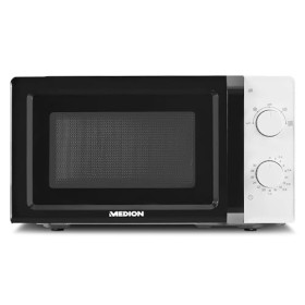 MEDION Micro-onde 20L, 700 W, 5 niveaux de puissance, mode décongeler, petit et facile à utiliser et nettoyage, MD11475 bla