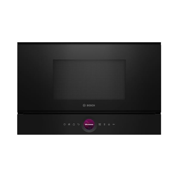 BOSCH Micro ondes Encastrable BFR7221B1, Série 8, 21 litres, charnières droite