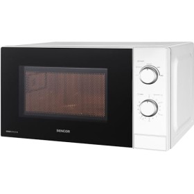 Sencor Four à Micro-ondes Compact, EasyClean, 20L - Rapide 700W, 5 Niveau de Puissance, Plateau tournant 25.5cm, Minuterie ju