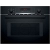 Bosch Home & Kitchen Appliances Bosch CMA583MB0B Serie 4 Four Micro Ondes Intégré à Air Chaud 45 cm Noir
