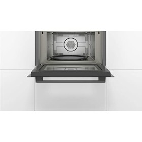 Bosch Home & Kitchen Appliances Bosch CMA583MB0B Serie 4 Four Micro Ondes Intégré à Air Chaud 45 cm Noir