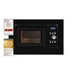 Exquisit EMW 1770-G-D-030 - Micro-ondes encastrable - Noir - 700 W - 1000 W - Fonction grill - Minuterie