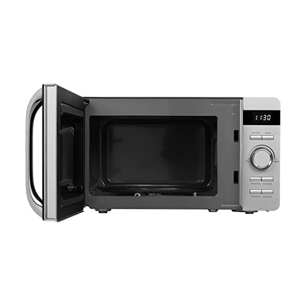 Sencor Four Micro-ondes Puissant et Silencieux, 17 L, 800 W, avec 8 Programmes Automatiques et Intérieur Emaillé Facile à Net