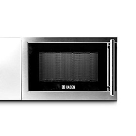 Haden 195579 Micro-ondes en acier inoxydable 20 L Puissance 800 W 26,2 x 45,2 x 39,3 cm 5 niveaux de puissance, 8 programmes 