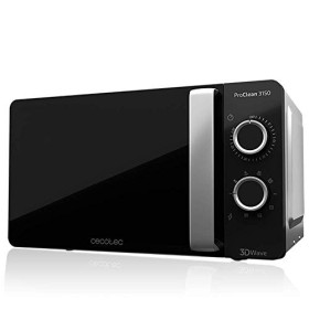 Cecotec Micro-ondes ProClean 3160. Revêtement Ready2Clean pour Un Meilleur Nettoyage, Technologie 3D WAVE, Grill 800 W, 20 L.