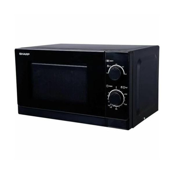 Sharp Home Appliances R-200BKW micro-onde Comptoir 20 L 800 W Noir