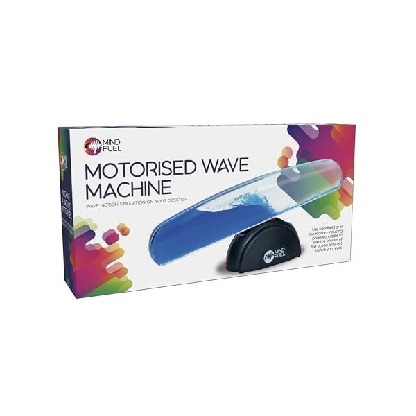 Funtime Gifts- Motorised Wave Machine à Vagues de Bureau, 10628, Bleu, Petit