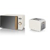 Swan Nordic Micro-ondes numérique 20 L, 6 niveaux de fonctionnement, 800 W de puissance, minuterie 30 min, nettoyage facile, ...