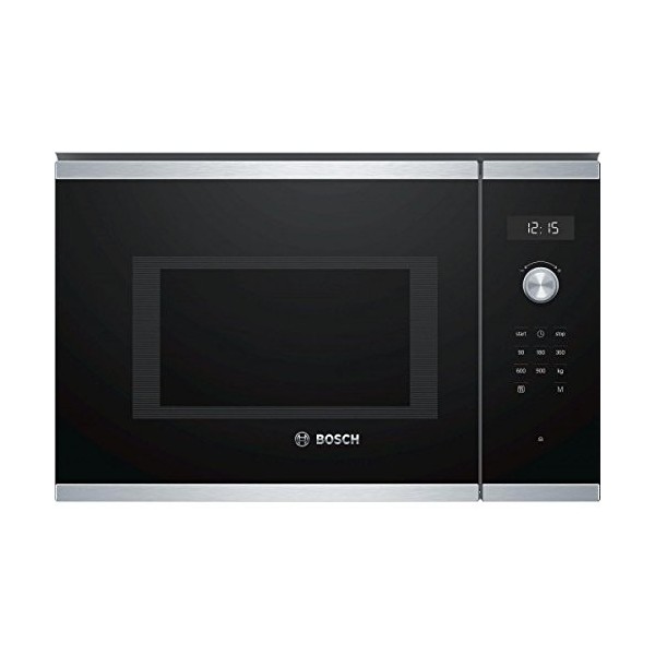 Bosch BFL554MS0 Série 6 - Micro-ondes intégrable - 59 x 38 cm - 25 litres - Inox