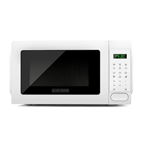BLACK+DECKER Micro-ondes avec grill, Blanc, 20 L