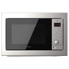Cecotec Micro-ondes encastrable numérique GrandHeat 2090 Built-in Steel. 800 W de Puissancesur 5 niveaux, 20 L de capacité, G