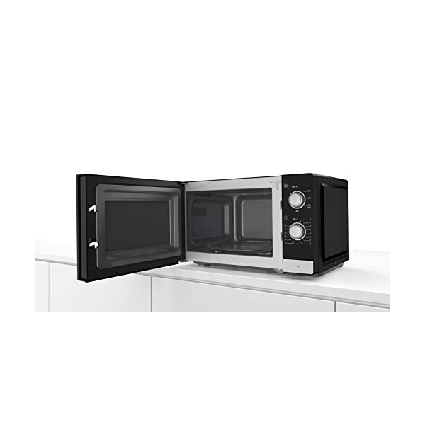 Bosch FFL020MS2 Série 2, Micro-ondes pose-libre - 44 x 26 cm - 20 L - 5 puissances - Inox
