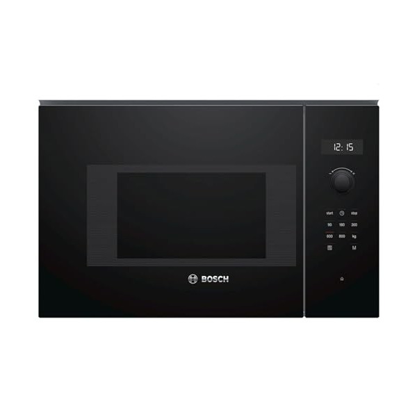 Bosch Serie 6 BFL524MW0 Intégré - Micro-ondes Intégré, Micro-ondes grill, 20 L, 800 W, Rotatif, Tactil, Blanc Classique