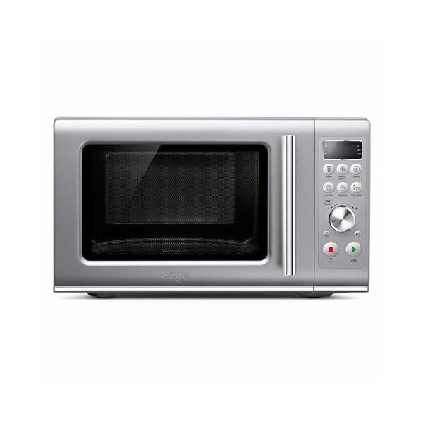 Sage - The Compact Wave Soft Close - Micro-ondes à Fermeture Douce - Argent