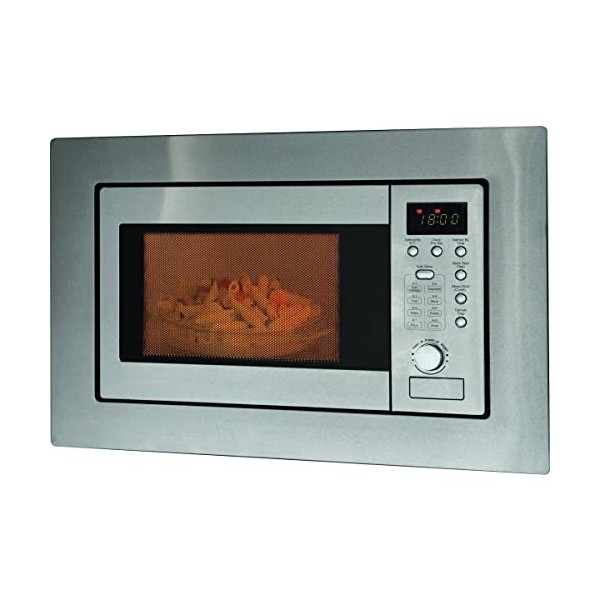 Bomann MWG 2215 EB Four à micro-ondes encastrable avec gril / 20 litres / 5 niveaux de puissance micro-ondes / 1 niveau gril 