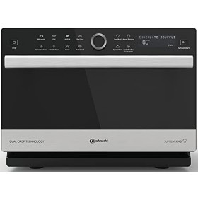 Bauknecht Supreme Chef MW 3391 SX - Micro-ondes multifonction 5 en 1-1000 W - Espace de cuisson : 33 l - Air chaud : 1700 W -