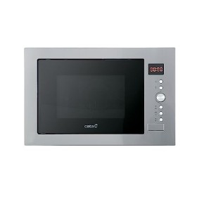 CATA - MC 32 DC - Four à micro-ondes en acier inoxydable anti-empreintes - Modèle encastrable - 900 W avec 5 niveaux de puiss