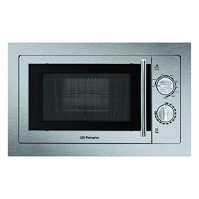 Orbegozo MIG2033 encastrable Full INOX, capacité de 20 litres, 9 niveaux, puissance du micro-ondes de 800 W et du grill de 10