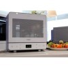 Whirlpool Max 39 WSL - Four à micro-ondes et grill, 13 litres, argenté, avec cuit-vapeur, grille haute, assiette avec poignée