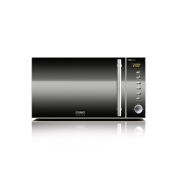 Caso Micro-ondes fonction grill MG20 menu 3320 800 W Acier Inoxydable 20 l
