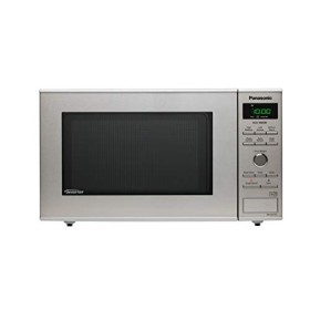 Panasonic NN-GD38HSSUG Four Micro-ondes Inverter et Grill avec Plateau Tournant, 23 Litres, Acier Inoxydable, 1000 W, Grill 1