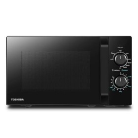 Toshiba Four à micro-ondes 20 L MW2-MG20PF BK /GE, 800W/1000W Grill, avec grill croustillant et fonction de cuisson combinée,