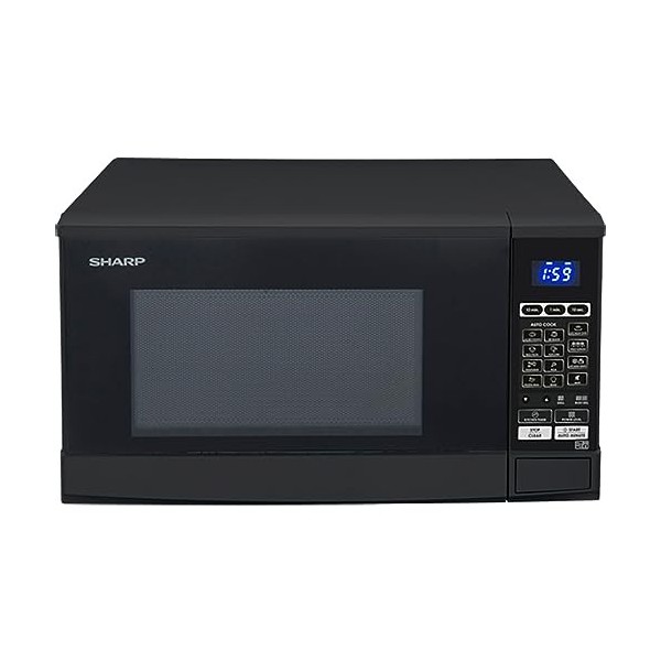 SHARP R670BK Micro-Ondes 2 en 1 avec Grill 20 l, 800 W, Gril 1000 W, 10 Niveaux de Puissance, 13 programmes automatiques Aut